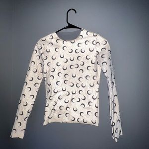 Crescent Moon Reflective Top